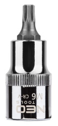 Końcówka Spline na nasadce 1/2cala M6 x 55 mm 08-731