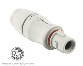 Złącze wielostykowe przemysłowe 5-pinowe Montaż na kablu Wtyczka Souriau Sunbank by Eaton