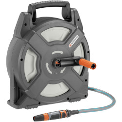 GARDENA 18400-20 City Gardening Hose Reel 10m Grey/Blue Compact &amp; Portable