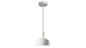 Lampa Dekoracyjna Wisząca Aluminiowa Biała Regulowany Kąt 1,2M E14 Max 60W...