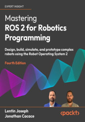 Mastering ROS 2 for Robotics Programming. Design, build, simulate, and prototype complex robots using the Robot Operating System
