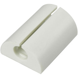 TruComponents 41048 Clip 1226944 &#xD8;18mm corner fitting Wh 1pcs