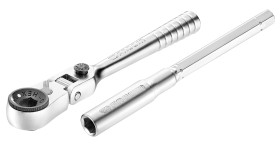 Grzechotki, 1/4 cala, dł. 115 mm, Stal chromowo-wanadowa, Facom