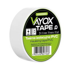 Taśma izolacyjna PVC 19mm x 10yd biała VA0323 Vayox