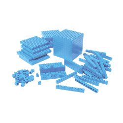 Learning Resources Interlocking Plastic Base Ten Class Set 823pcs