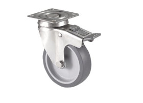 Koło samonastawne średnica kabla 63mm Płyta Guitel Hervieu 60kg wysokość całkowita 90mm