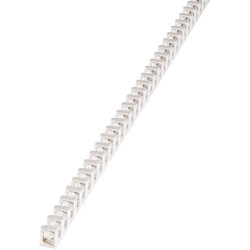 HellermannTyton 164-11008 HTC-10-PP-WH Flexible Cable Support White (0.5m)