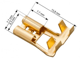 KONEKTOR NASADKA KATOWA 6,3MM