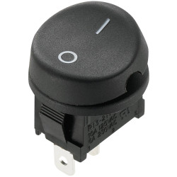 TruComponents 751612 Rocker switch,Panel Mount,Off/On,SPST,Quick Connect