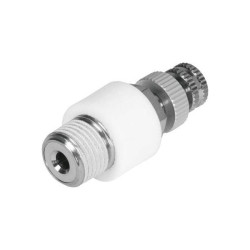 FESTO 133142 VFFK-C-K-R18-P choke muffler 10 bar PE/Brass Ni-plated