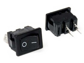 RSM101BK-AE; przełącznik klawiszowy OFF-ON bistabilny, czarny; H8600 Arcolectric