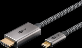 75699 Adapterkabel USB C &gt; HDMI, 4K 60 Hz, 1,0 m