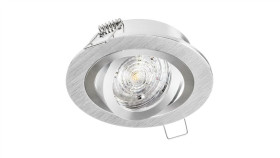 Oprawa Opal Okrągła Ruchoma Srebrna Drapana