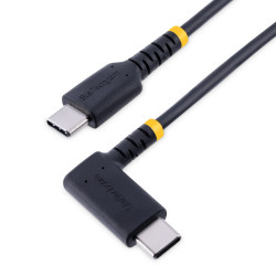 Kabel USB Złącze A USB C Złącze B USB C dł. 150mm Wytrzymały kabel ładujący USB-C do USB-C pod kątem prostym USB 2.0