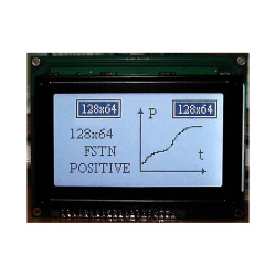 WYŚWIETLACZ GRAFICZNY LCD 128x64 A K/W FHW Biały