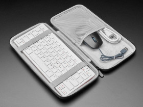 Black Zipper Sleeve Case with Handle for Raspberry Pi 500/400