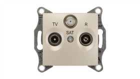 Sedna Gniazdo Antenowe Rd/Tv/Sat Końcowe Satynowe Sdn3501368