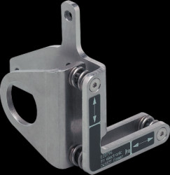 Assembly and fine adjustment unit for laser sensors, E20794