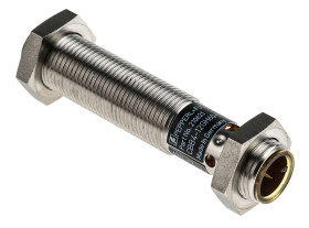 Czujnik zbliżeniowy M12 Pojemnościowy 4 mm Pepperl + Fuchs Wpuszczany 10→ 36 V DC długość 59.8mm Gwintowany