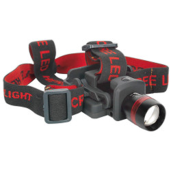 Sealey HT103LED 3W CREE LED Headband &amp; Hat Torch
