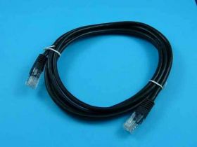 UTPL 5e 2,0mb CZARNY PATCHCORD