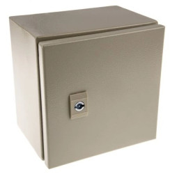 Szafka ścienna rozdzielcza RAL 7032, materiał: Stal, IP66, 200 x 200 x 150mm, RS PRO