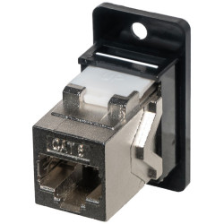 TUK Ltd SACK3SBpm Category 6 F2F Low Profile Panel Mount Shielded Coupler