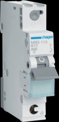 MBS113 Circuit breaker, 1 pole, 6 kA, B characteristic, 13 A