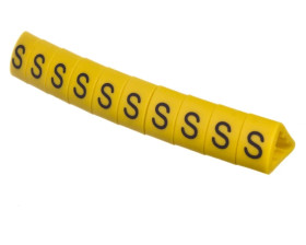 Oznacznik przewodów OZ-2/S żółty E04ZP-01020403100 /100szt./