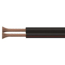 Przewód nieekranowany 2x0,35 czarny/czerwony S8230 /100m/