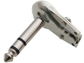 Wtyk Jack 6.3 stereo metal kątowy