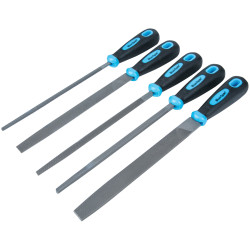 BlueSpot Tools 22654 Handled File Set, 5 Piece