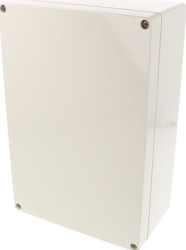 ABS enclosure, (L x W x H) 239 x 160 x 89 mm, light gray (RAL 7035), IP66, 1554VGY