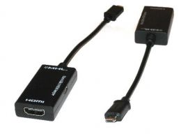 Przejściówka P-MIKROUSBw/HDMIg