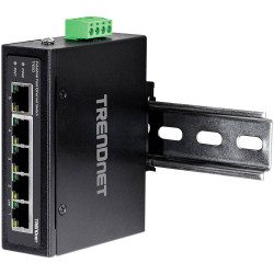 TrendNet 21.22.1435 TI-E50 5-Port Industrial Fast Ethernet PoE&#x2B; Switch