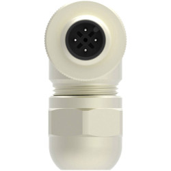 TE Connectivity T4113011041-000 M12 Plug Right Angle 4 Pins