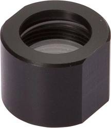 Akcesoria optyczne, osłona ochronna, M18x1, tworzywo sztuczne+szkło, z szybą termoizolacyjną, AO000297