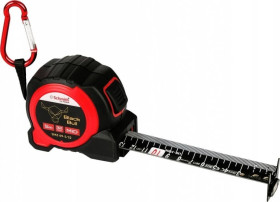 Miara metrówka zwijana taśma 5m 32mm mocny magnes neodymowy blokada zaczep Schmith