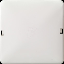 503014 Snap-on blind cover, 1-gang, 80x80, RENOVATION, pure white