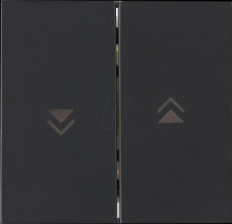 490399006 HK07 - surface double rocker with arrow symbol, anthracite