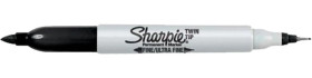 Zestaw markerów Sharpie Twin Tip czarny S0811100 /12szt./