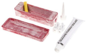 Zestaw muf formowanych grzewczych 130 x 75 x 130mm, RS PRO