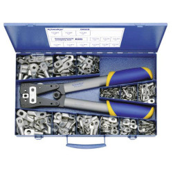 Klauke SK65B Crimp Set 261 Parts max 50mm&#xB2; non-insulated Silver
