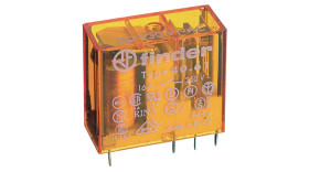 Przekaźnik mocy 6V SPDT Finder, montaż PCB