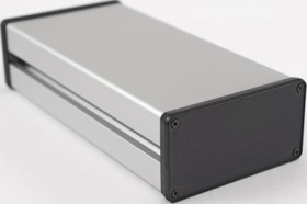 Aluminum enclosure, (L x W x H) 220 x 103 x 53 mm, natural, IP54, 1455NC2202