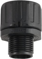 Hose screw fitting, PG48, 54 mm, PA, IP66, black, 06311034010