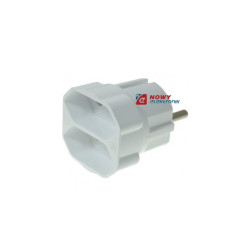 Rozgałęźnik elektryczny R-2PC ELGOTECH na płaską wtyczkę