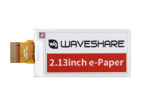 Waveshare 250x122, 2.13inch E-Ink raw display panel, three-color