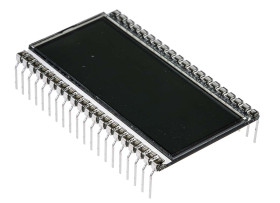 Wyświetlacz monochromatyczny LCD, , 7-segmentowy, RS PRO