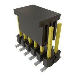 Wtyk PCB 12-pinowe raster: 2.54mm 2-rzędowe Samtec Montaż powierzchniowy